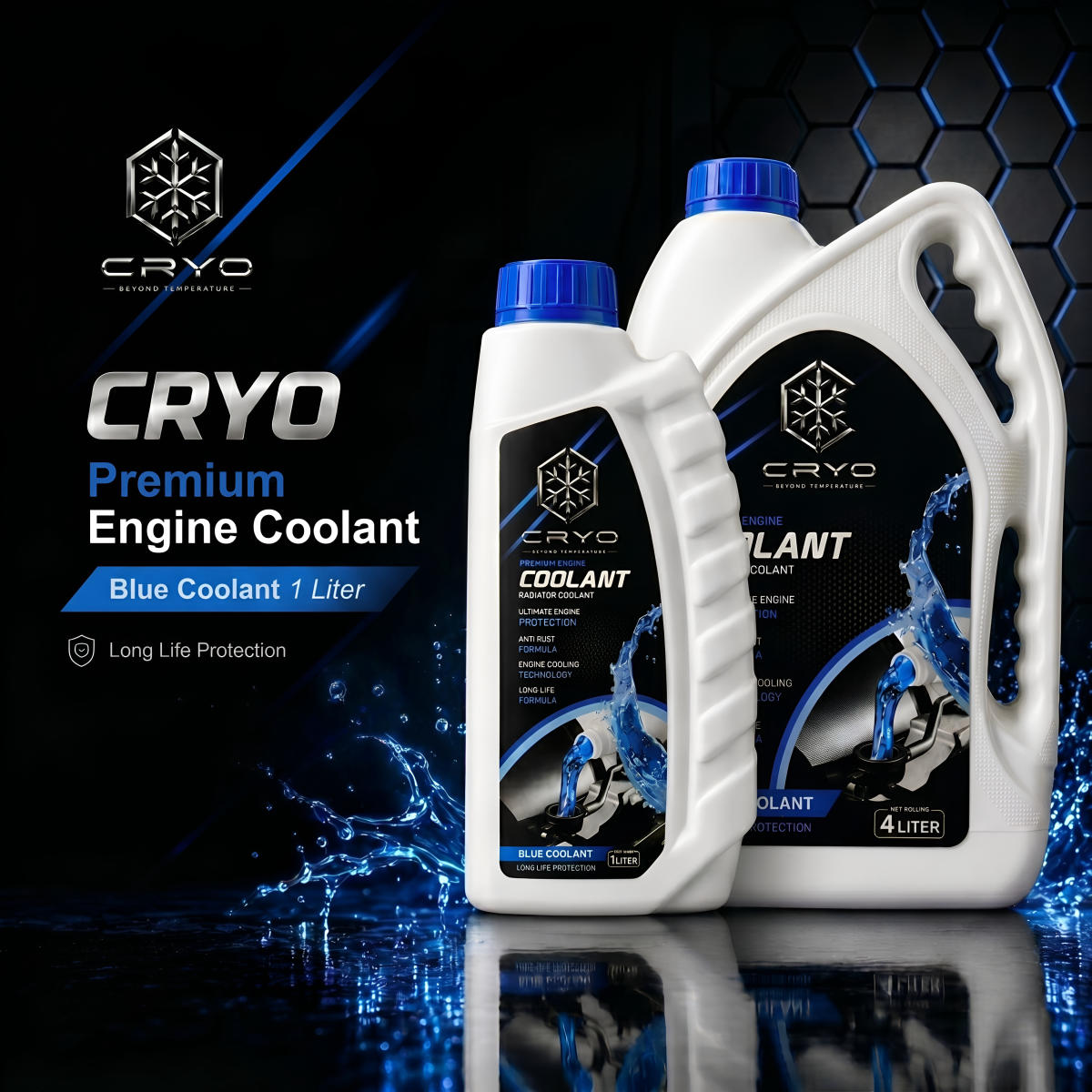CRYO Blue Radiator Coolant 1L